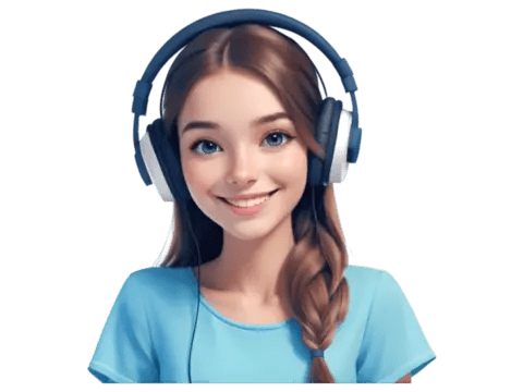 Person Listening to Headphones